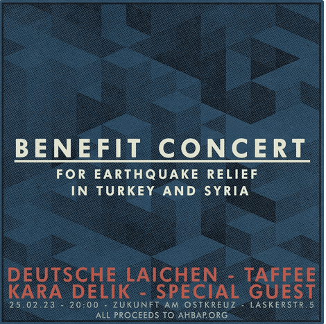 Benefizkonzert: Deutsche Laichen//Kara Delik//Taffee//+special guest