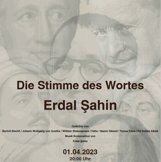 Konzert: Erdal Şahin – Die Stimme des Wortes