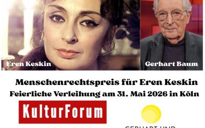 Gerhart Baum Menschenrechtspreis 2026 an Eren Keskin